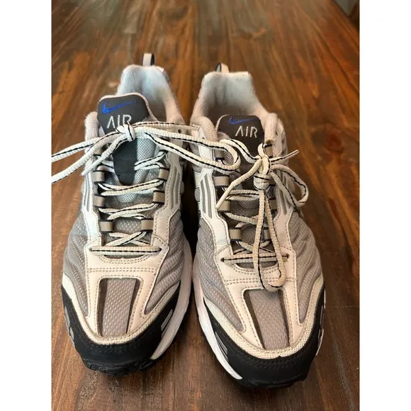 Vintage Nike Air Copious Running Shoes  Athletic Sneakers Gray White Size 9