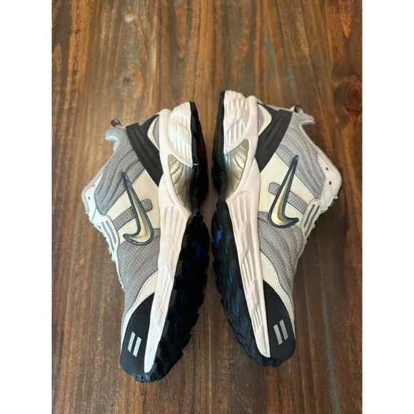 Vintage Nike Air Copious Running Shoes  Athletic Sneakers Gray White Size 9