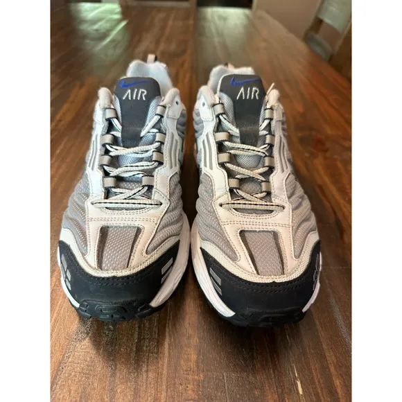 Vintage Nike Air Copious Running Shoes  Athletic Sneakers Gray White Size 9