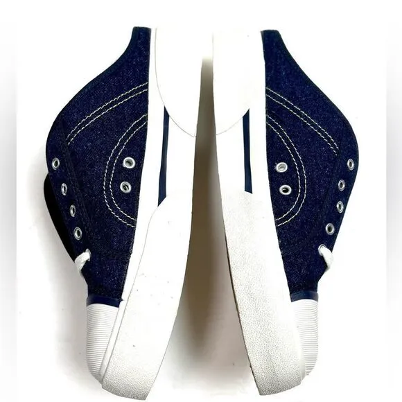 Vintage Nike Hermosa Blue Denim Slip-On Mule Sneakers