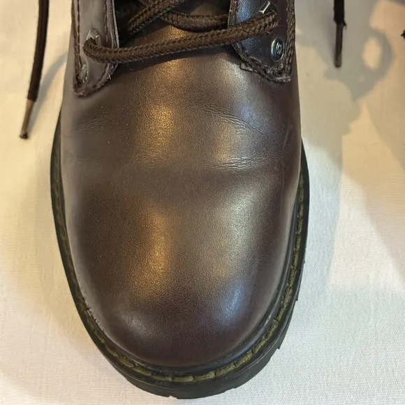 Vintage Skechers brown leather Alley Cats Casual lace up chunky Oxford shoes 10