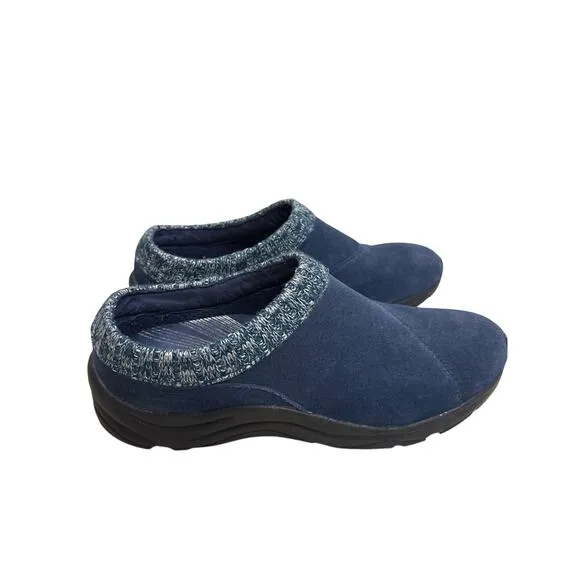 Vionic Arbor Women's Size 8.5 Suede Slip On Casual Nursing Clogs Walking Shoes