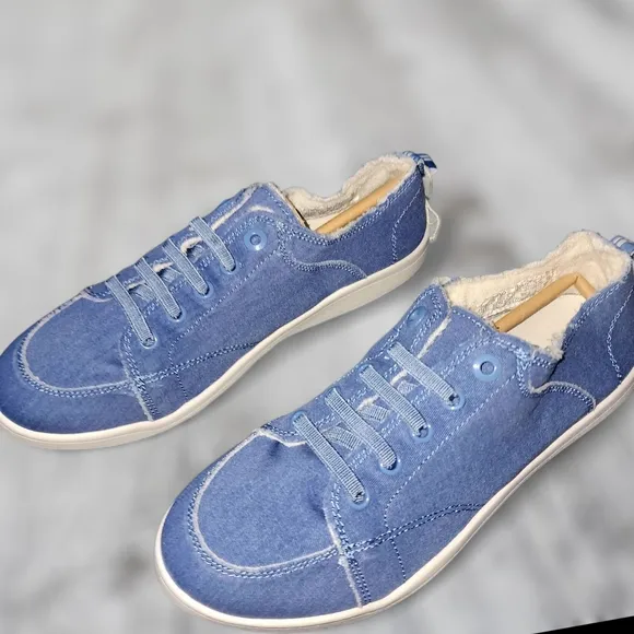 Vionic Beach Washable Canvas Casual Sneakers - Pismo Denim
