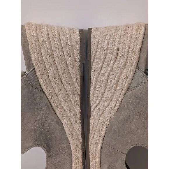Vionic Brooke Wedge Sandals Suede Shoes Women's Sz 9
