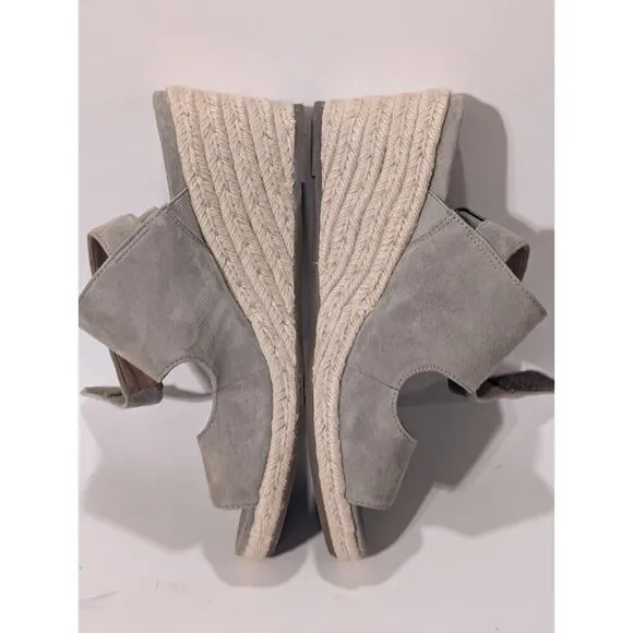 Vionic Brooke Wedge Sandals Suede Shoes Women's Sz 9
