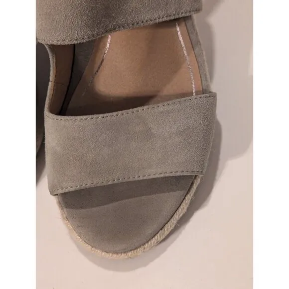 Vionic Brooke Wedge Sandals Suede Shoes Women's Sz 9