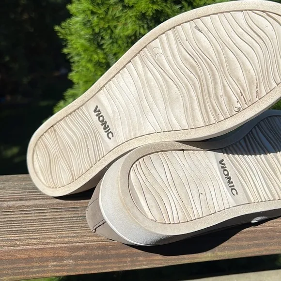 Vionic Midi Slip-on Sneakers In Gray Size US 7.5