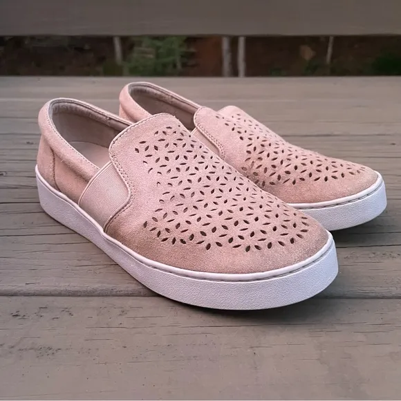 Vionic Splendid Midi Perf Slip On Dusty Pink Shoes size 6