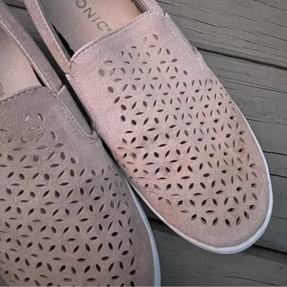 Vionic Splendid Midi Perf Slip On Dusty Pink Shoes size 6