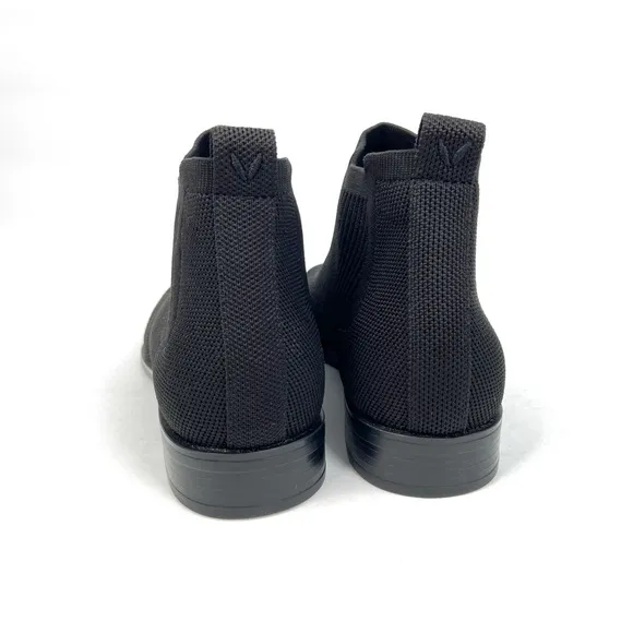 VIVAIA Black Square Toe Water Repellent Ankle Boots Ryan Pro Bootie 37