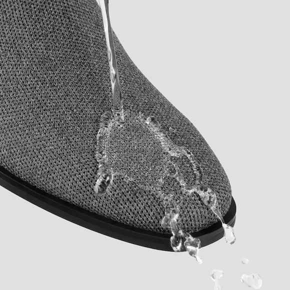 VIVAIA Ryan Pro Square-Toe Water-Repellent Ankle Boots Rich Grey