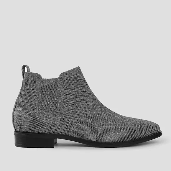 VIVAIA Ryan Pro Square-Toe Water-Repellent Ankle Boots Rich Grey