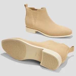 VIVAIA Slip-On Square-Toe Ankle Chelsea Boots Ryan Slip-On Size 39.5 Nude Peach