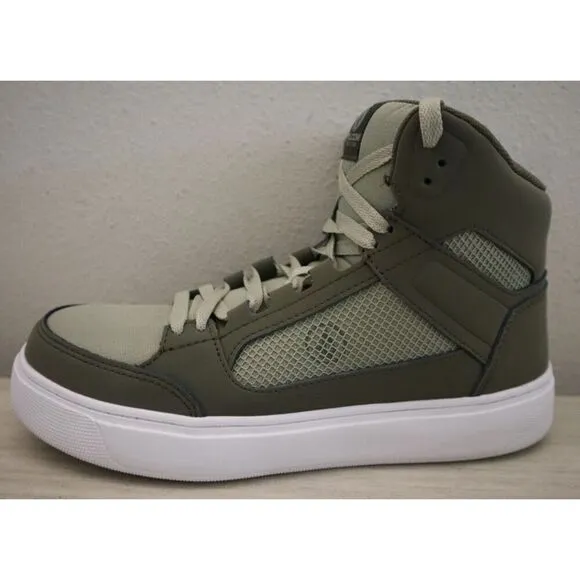 Volcom Men's Sz 7.5M Olive Green/Gray Evolve EH High Top Comp Toe Shoes