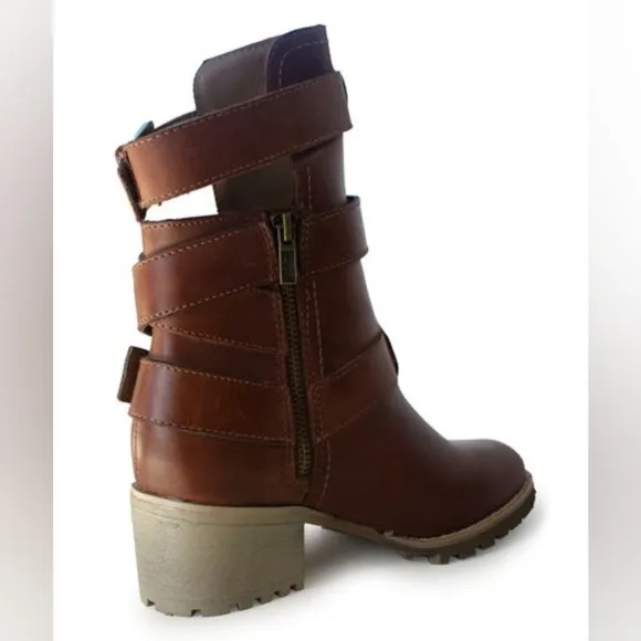 Von Dutch Stayvertical Leather Bootie