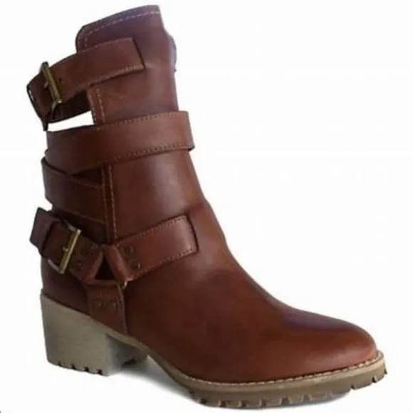 Von Dutch Stayvertical Leather Bootie