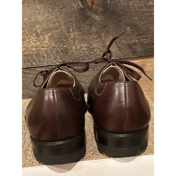 Vtg Florsheim Imperial Wingtip Brown Dress Shoes Mens 7.5 D Leather 620007 EUC