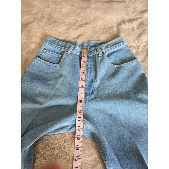 VTG NWOT Red Taps USA Spirit Jeans High Waist Straight Leg Size 27 Made in USA
