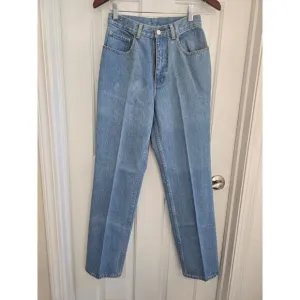 VTG NWOT Red Taps USA Spirit Jeans High Waist Straight Leg Size 27 Made in USA