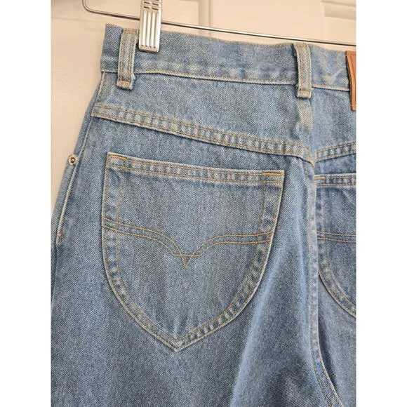 VTG NWOT Red Taps USA Spirit Jeans High Waist Straight Leg Size 27 Made in USA