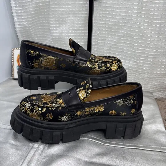 (W9) Women's TAFT Flora Loafer Dress Shoes in Eden Size 8 EU 39