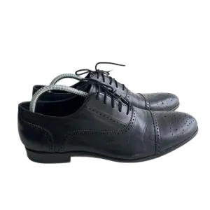 Warfield &amp; Grand Dress Shoes Fairbank Men Black Leather Oxford Size 11.5