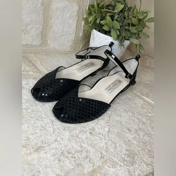 Werner Kern SANNA Black dance shoes Size 4.5 US 8 Eu 37 1/3