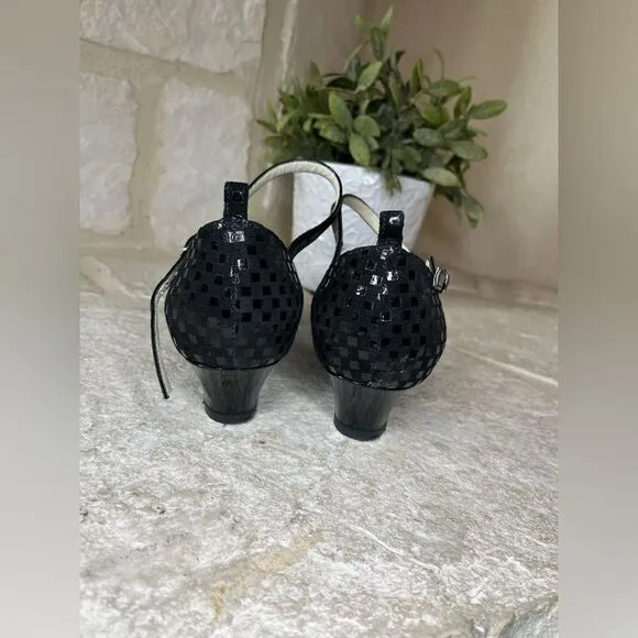 Werner Kern SANNA Black dance shoes Size 4.5 US 8 Eu 37 1/3