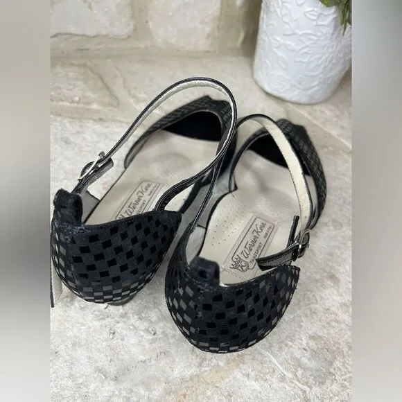 Werner Kern SANNA Black dance shoes Size 4.5 US 8 Eu 37 1/3