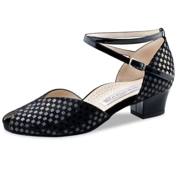 Werner Kern SANNA Black dance shoes Size 4.5 US 8 Eu 37 1/3