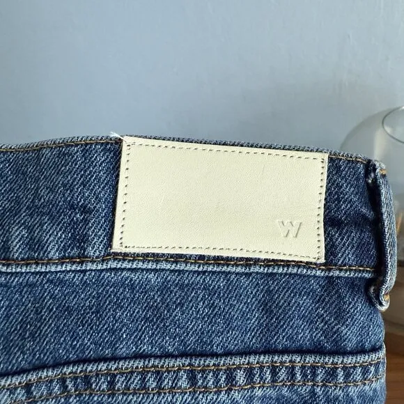 Whistles Barrel Leg Jeans High Waisted Size 26