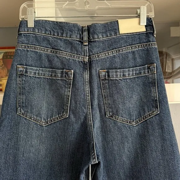 Whistles Barrel Leg Jeans High Waisted Size 26