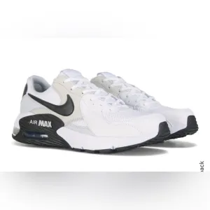 White and Black Nike Air Max Sneakers