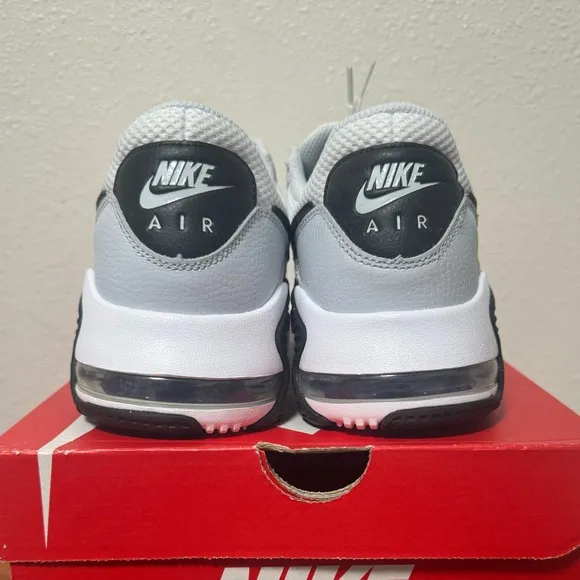 White and Black Nike Air Max Sneakers