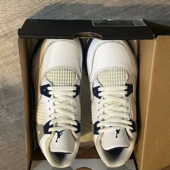 White and Gray Sneakers