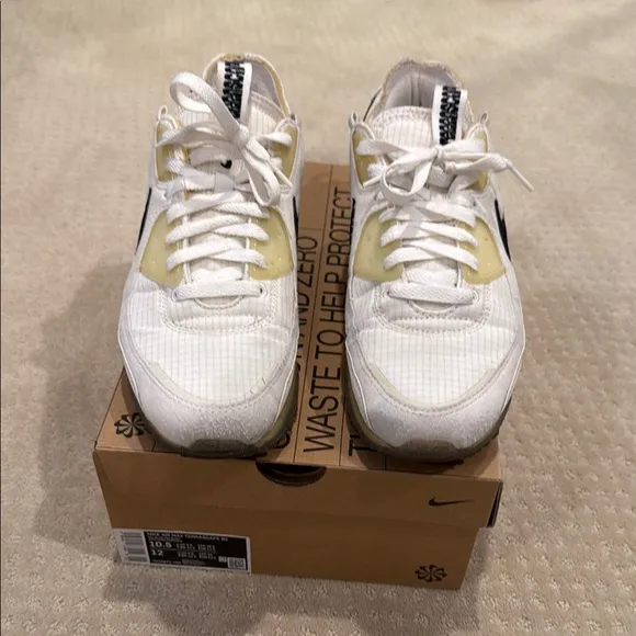 White and Yellow Sneakers