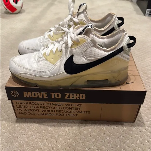 White and Yellow Sneakers