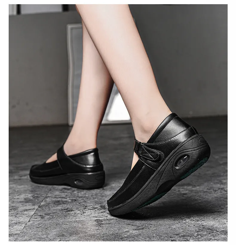 White Nurse Nursing Work Shoes Newest Resistant Comfort Mary Jane Slip