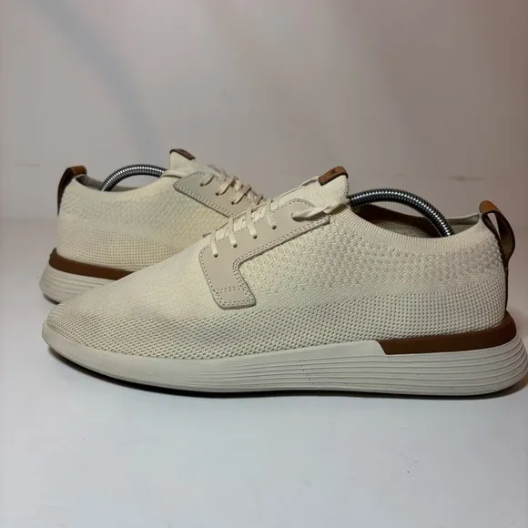Wolf &amp; Shepherd SwiftKnit Derby Men’s Size 11 Cream Shoes Dress Sneakers