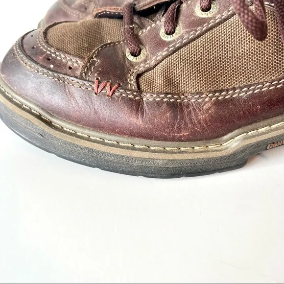 WOLVERINE  Brown Leather Reinforced Toe Safety Work Shoes—SZ. 10.5