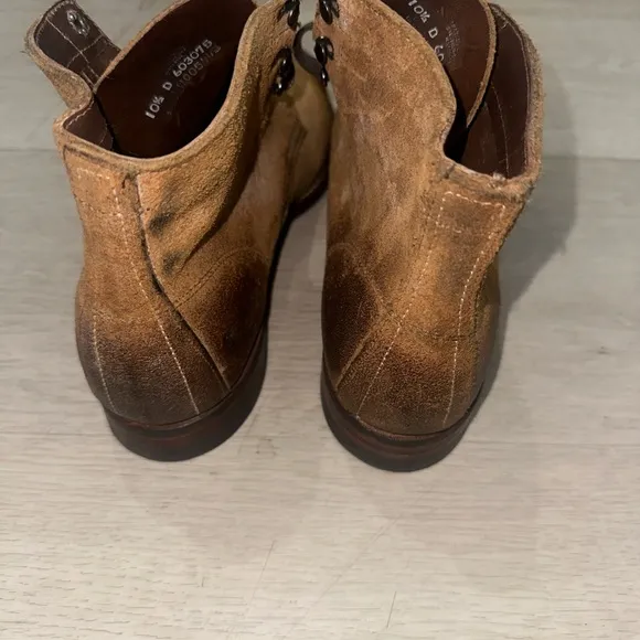 Wolverine Tan Suede Ankle Boots with Goodyear Welt