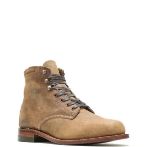 Wolverine Tan Suede Ankle Boots with Goodyear Welt