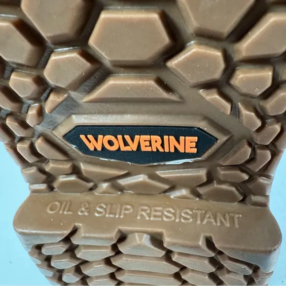 Wolverine Waterproof Brown Leather Work Boots Men Size 13M