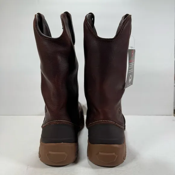 Wolverine Waterproof Brown Leather Work Boots Men Size 13M