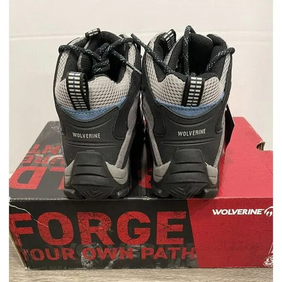 WOLVERINE Wilderness Boots Women's‎ Size 8.5  Waterproof Hiking Work Gray Mid