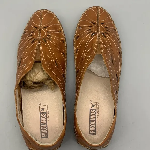 Women Pikolinos Jerez Shoes Slip On Leather Loafers Cushioned Footbed NEW Sz 6