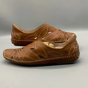 Women Pikolinos Jerez Shoes Slip On Leather Loafers Cushioned Footbed NEW Sz 6