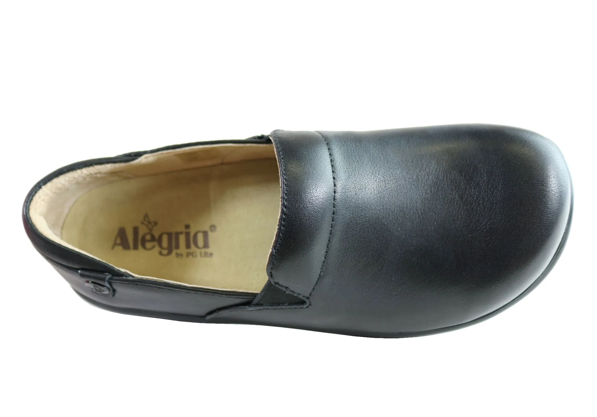 Womens Alegria Keli Leather Professional Slip On Shoes