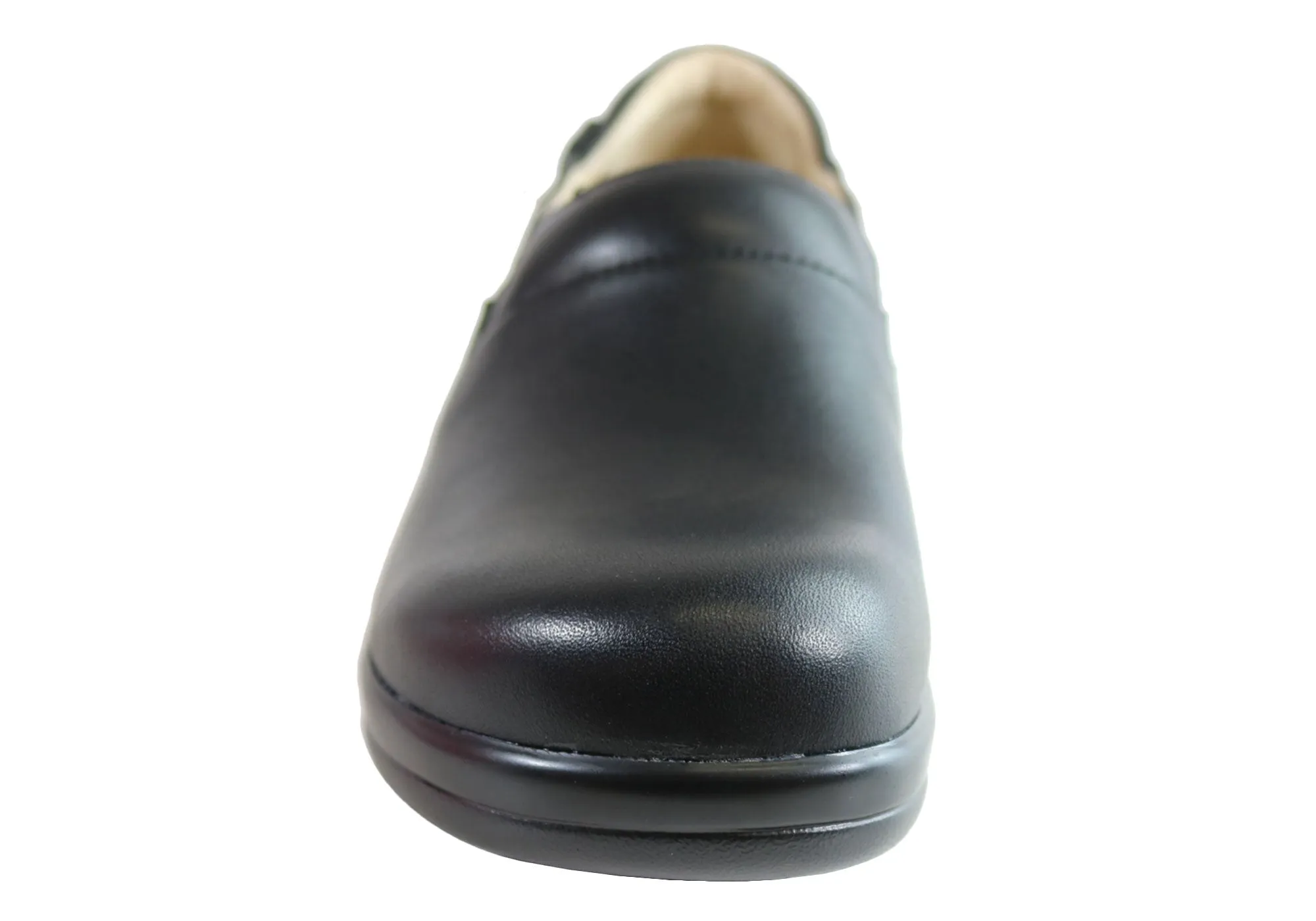 Womens Alegria Keli Leather Professional Slip On Shoes