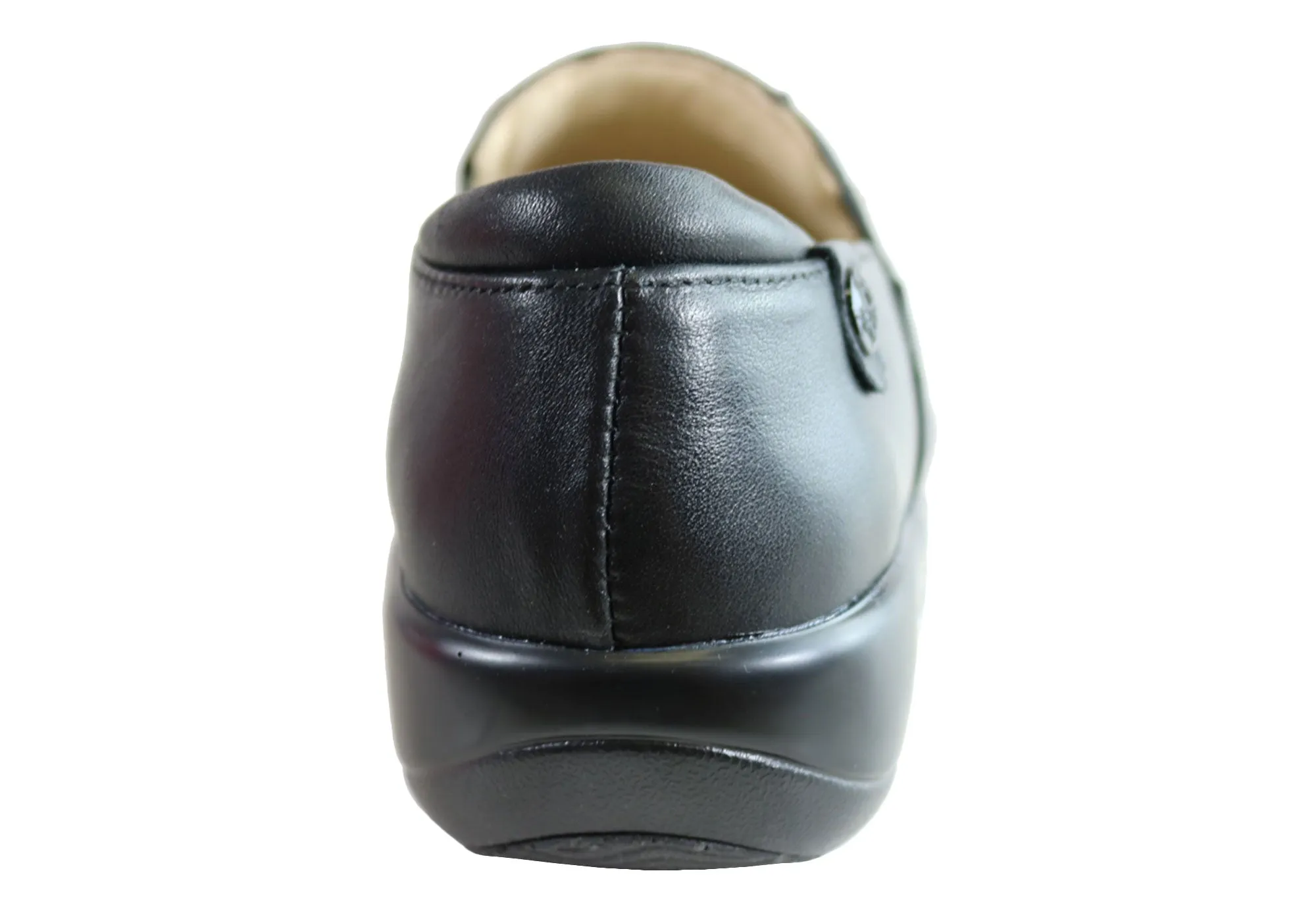 Womens Alegria Keli Leather Professional Slip On Shoes